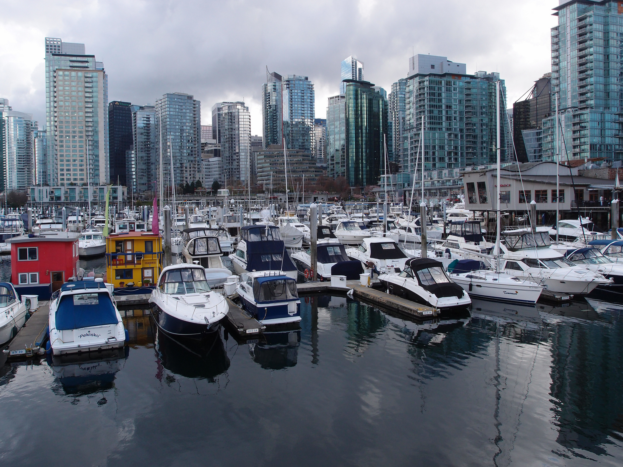 Coal Harbour Marina in Vancouver, BC